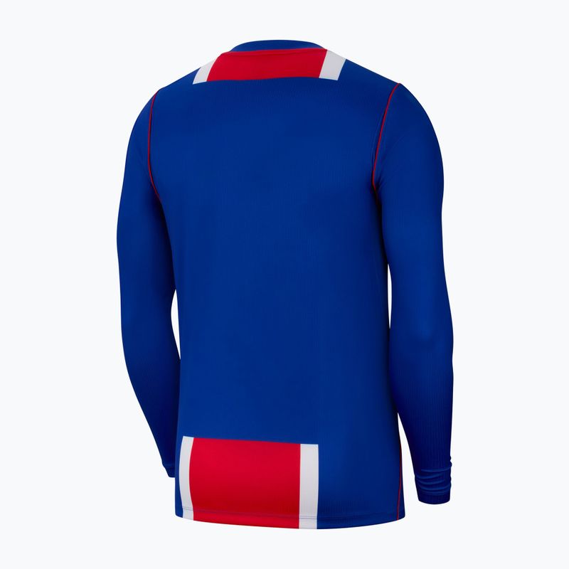 Мъжка футболна блуза с дълъг ръкав Nike Paris Saint-Germain Dri-Fit Stadium Home old royal/white/university red/white 2