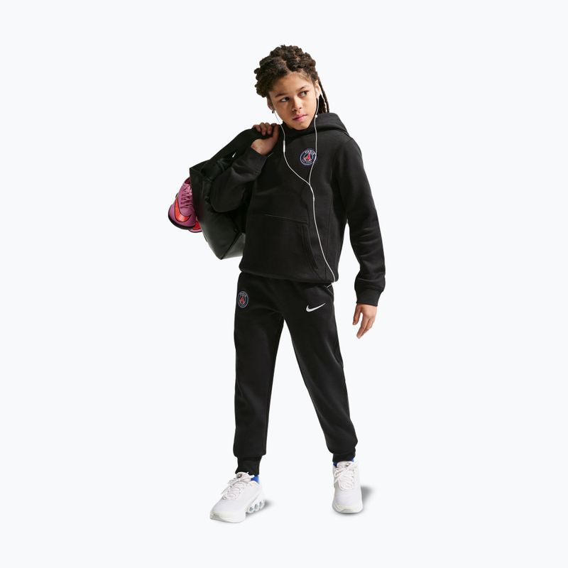 Детски панталони Nike Paris Saint-Germain Club Fleece Jogger black/white 2
