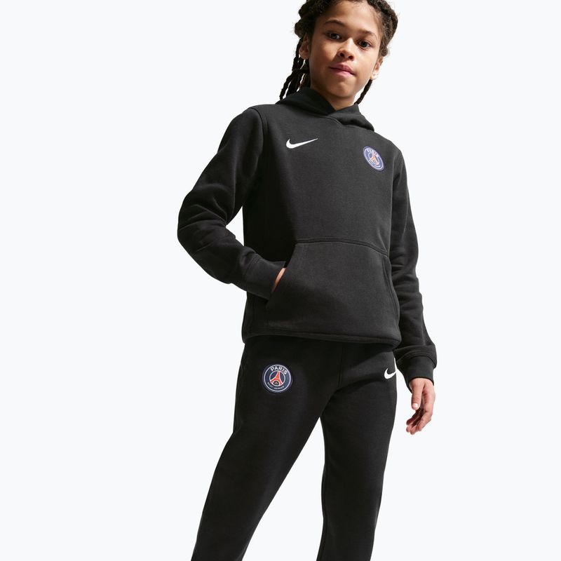 Детски панталони Nike Paris Saint-Germain Club Fleece Jogger black/white 4