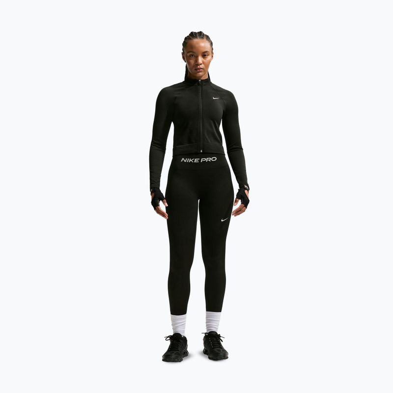Дамски суитшърт за тренировка Nike Pro Seamless black/white 2
