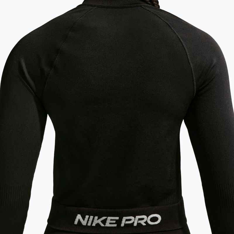 Дамски суитшърт за тренировка Nike Pro Seamless black/white 4