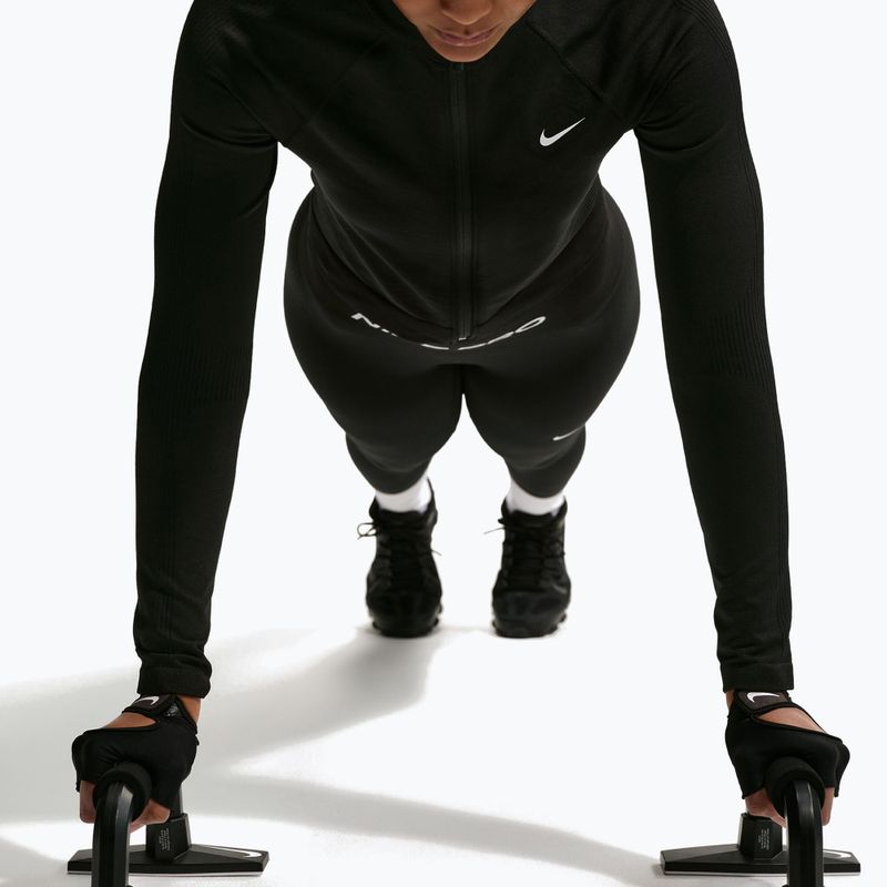 Дамски суитшърт за тренировка Nike Pro Seamless black/white 5