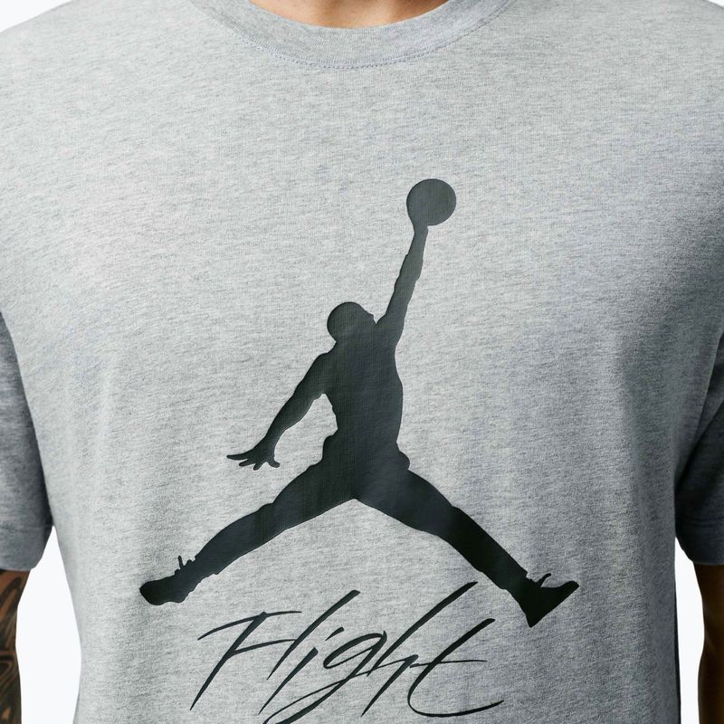 Мъжка тениска Jordan Jumpman Flight dark grey heather 5