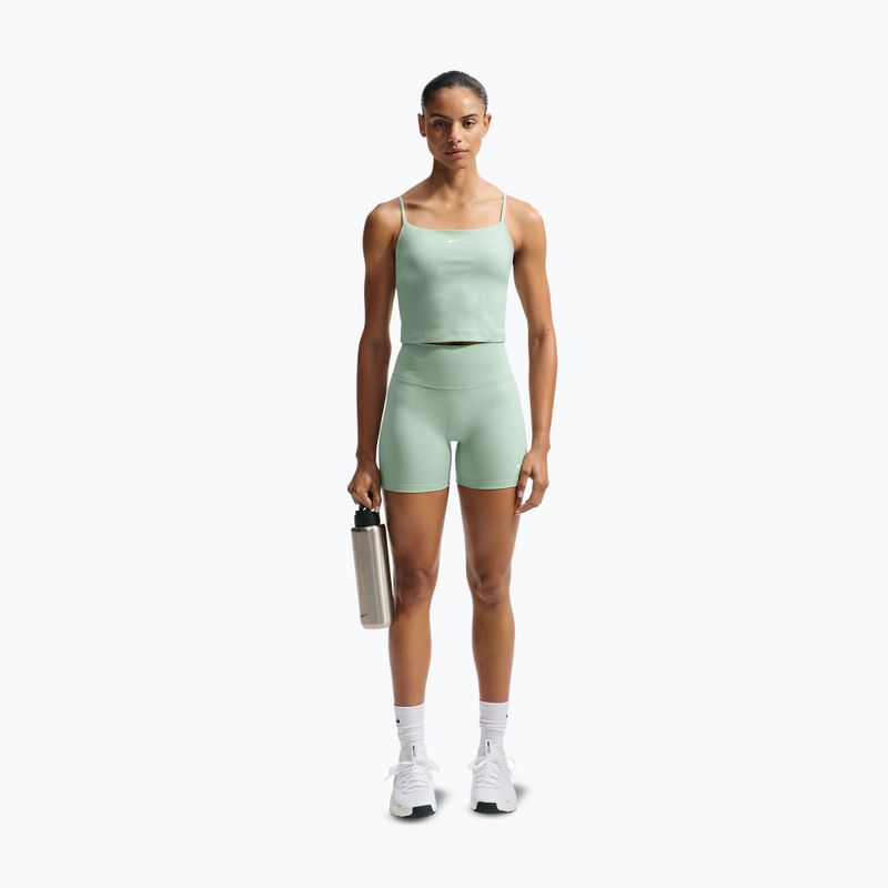 Дамска тренировъчна тениска Nike One Medium Support steam/white 2