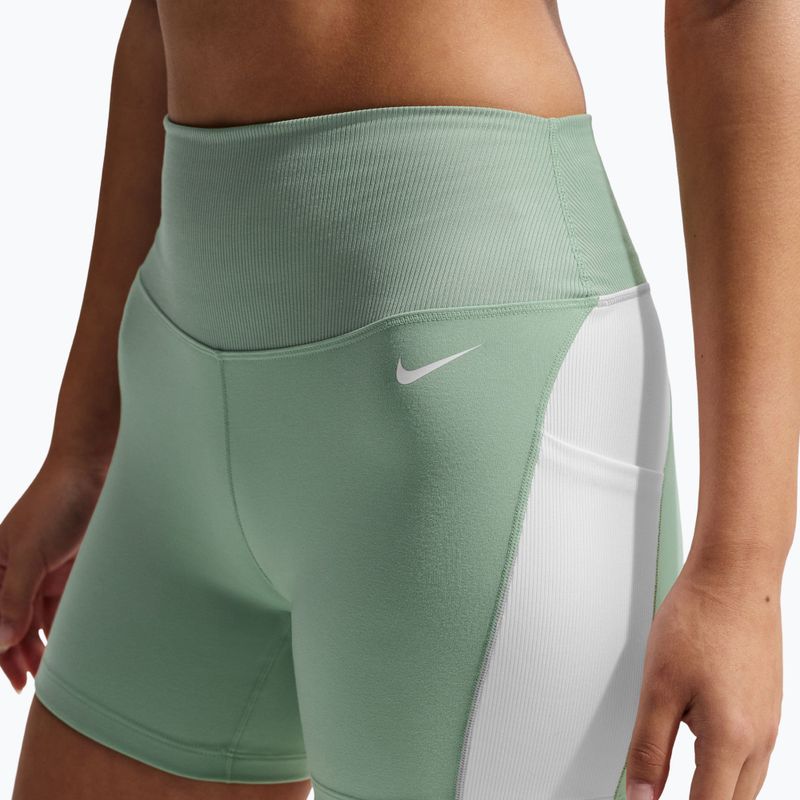 Дамски къси панталони/шорти Nike One High Waisted Biker 5" steam/white/white 5
