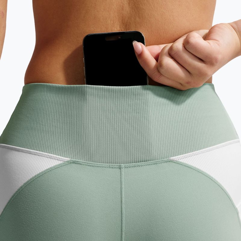 Дамски къси панталони/шорти Nike One High Waisted Biker 5" steam/white/white 7