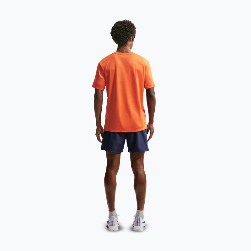 Мъжка тениска за бягане Nike Miler Dri-Fit UV safety orange 3