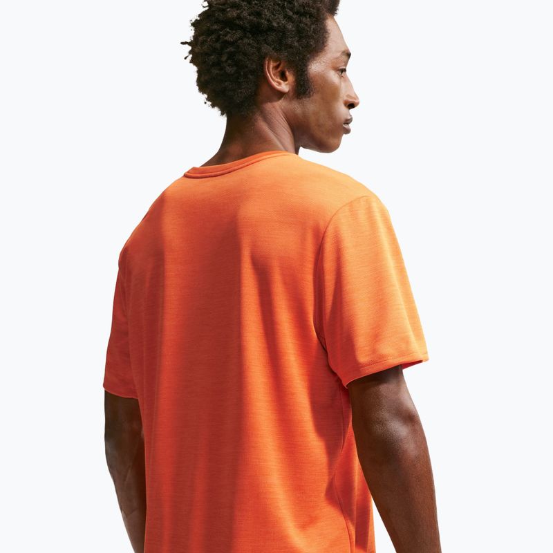Мъжка тениска за бягане Nike Miler Dri-Fit UV safety orange 5