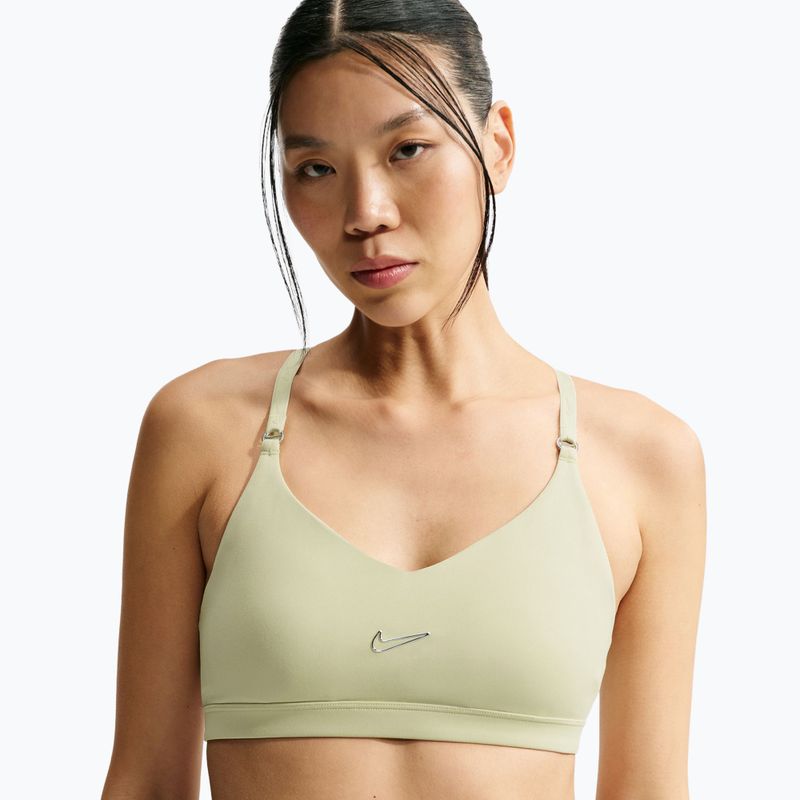 Спортен сутиен Nike Indy Padded Gloss olive aura 5