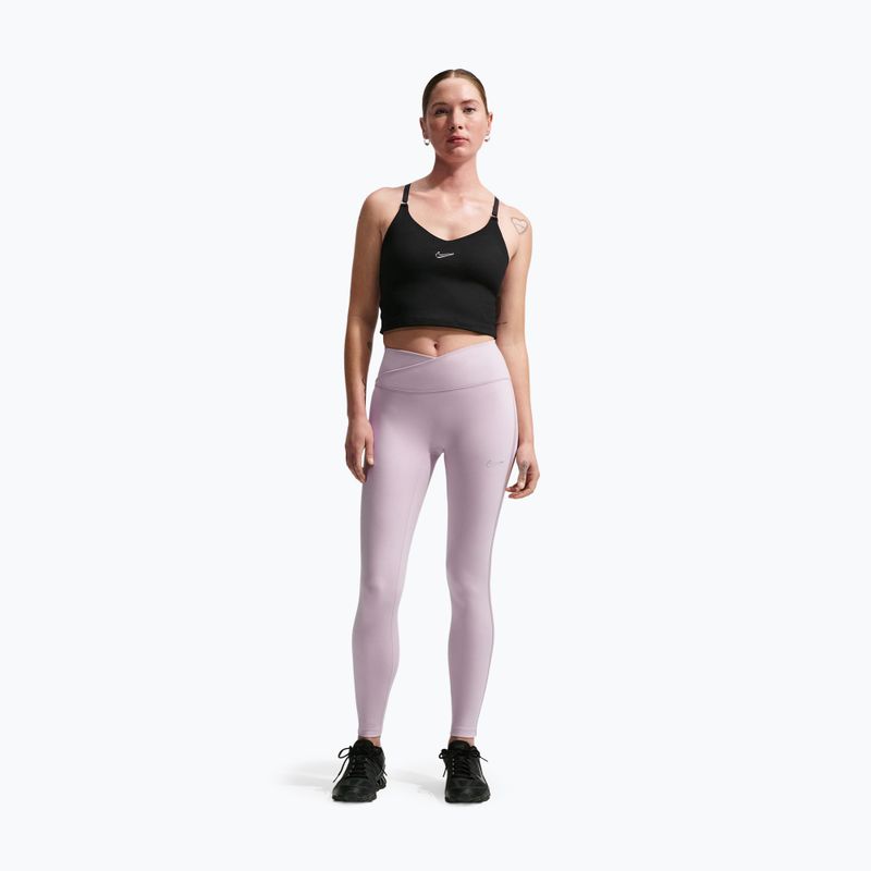 Дамски клин Nike One High-Waisted Seamless platinum violet 2