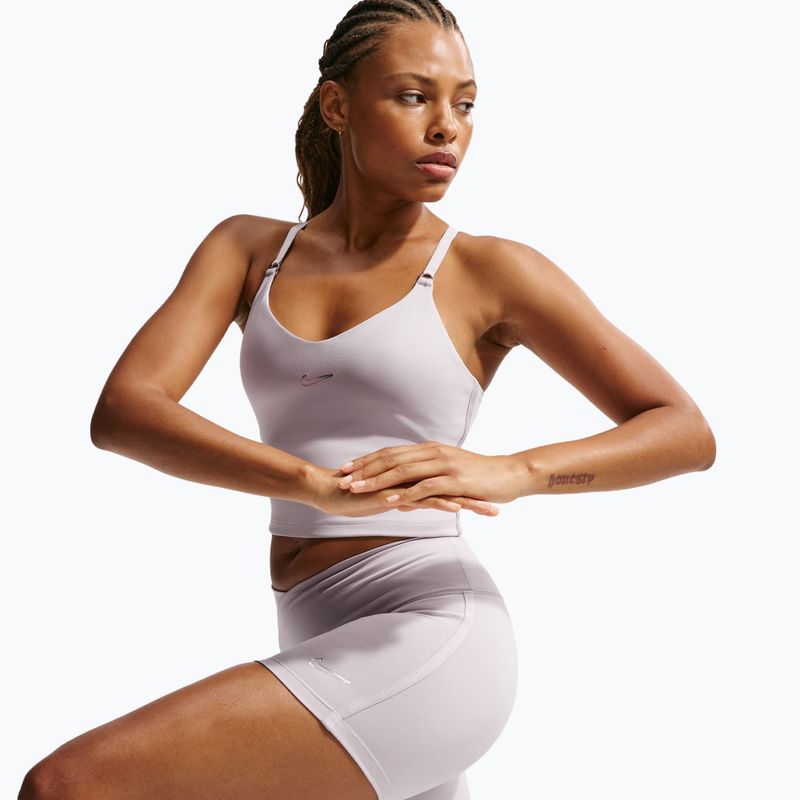 Спортен сутиен Nike Light Support Padded platinum violet 5
