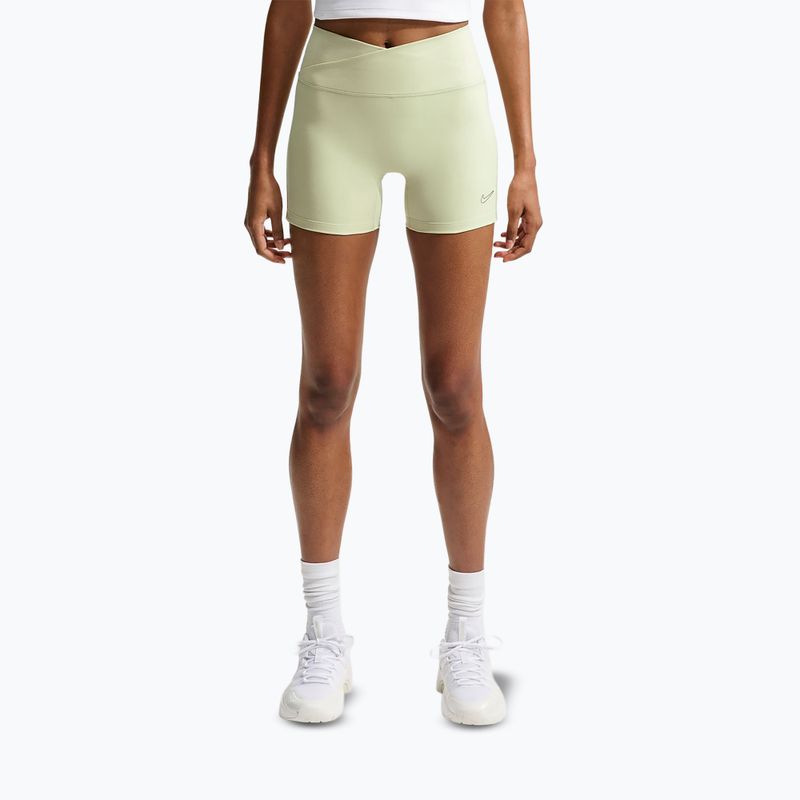 Дамски къси панталони/шорти Nike One Biker 5" olive aura 2