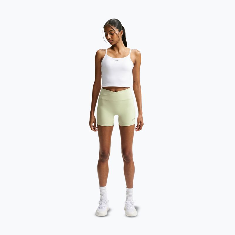 Дамски къси панталони/шорти Nike One Biker 5" olive aura 4