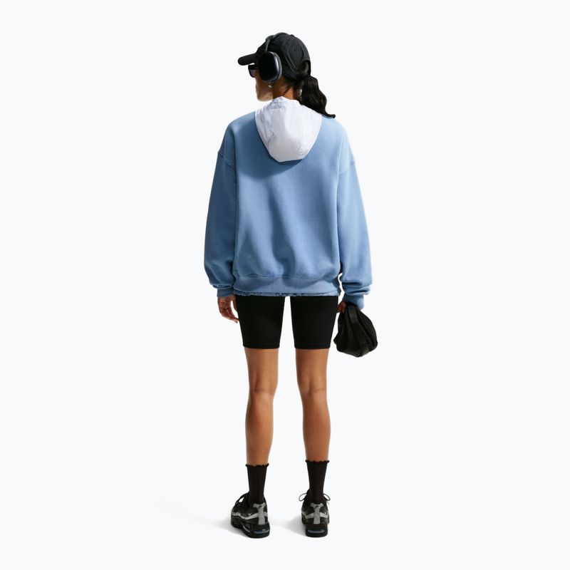 Дамски суитшърт Nike Studio Fleece Medium Weight work blue/sail 3