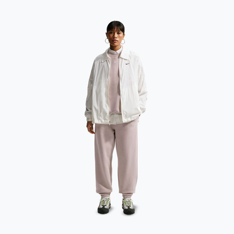 Дамски панталони Nike Studio Fleece Medium Weight cream Ii/sail 2