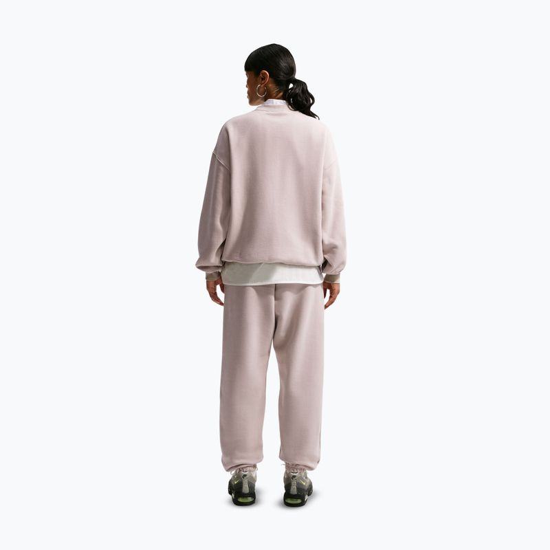 Дамски панталони Nike Studio Fleece Medium Weight cream Ii/sail 3
