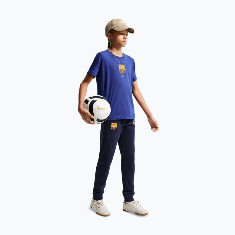 Детска тениска Nike FC Barcelona Soccer deep royal blue 2