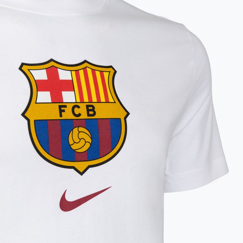 Мъжка тениска Nike FC Barcelona Soccer white 3