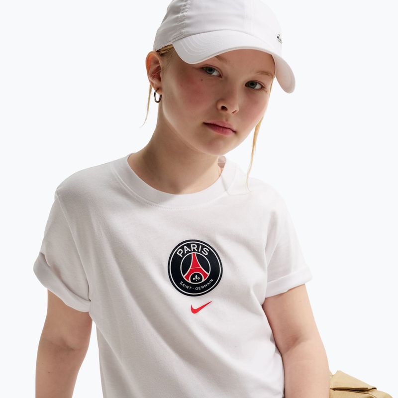 Детска тениска Nike Paris Saint-Germain Soccer white 5