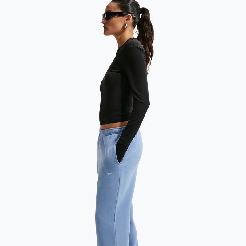 Дамски панталони Nike Studio Fleece work blue/sail 4