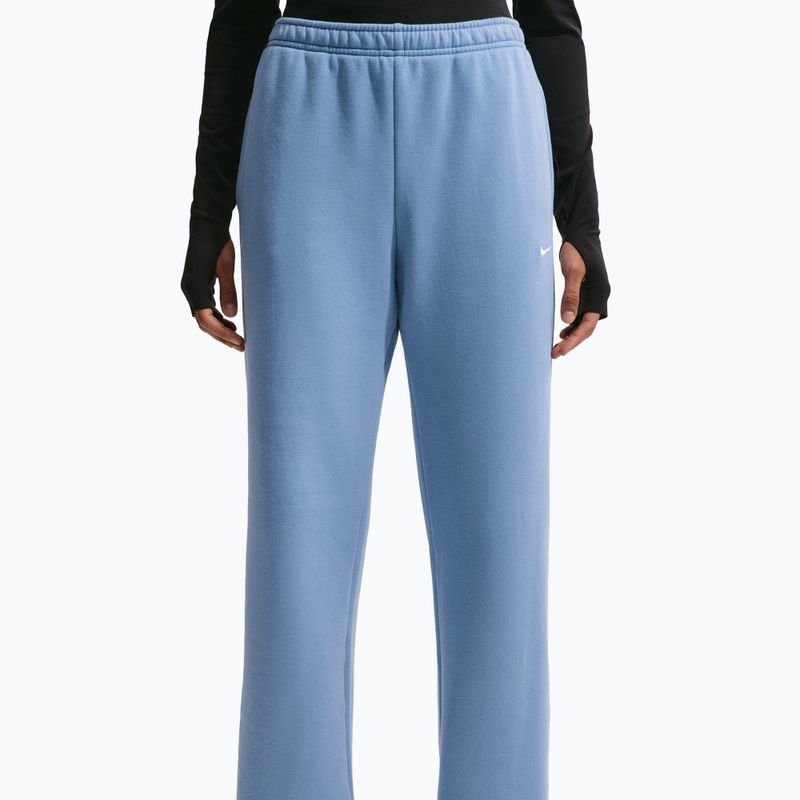 Дамски панталони Nike Studio Fleece work blue/sail 5