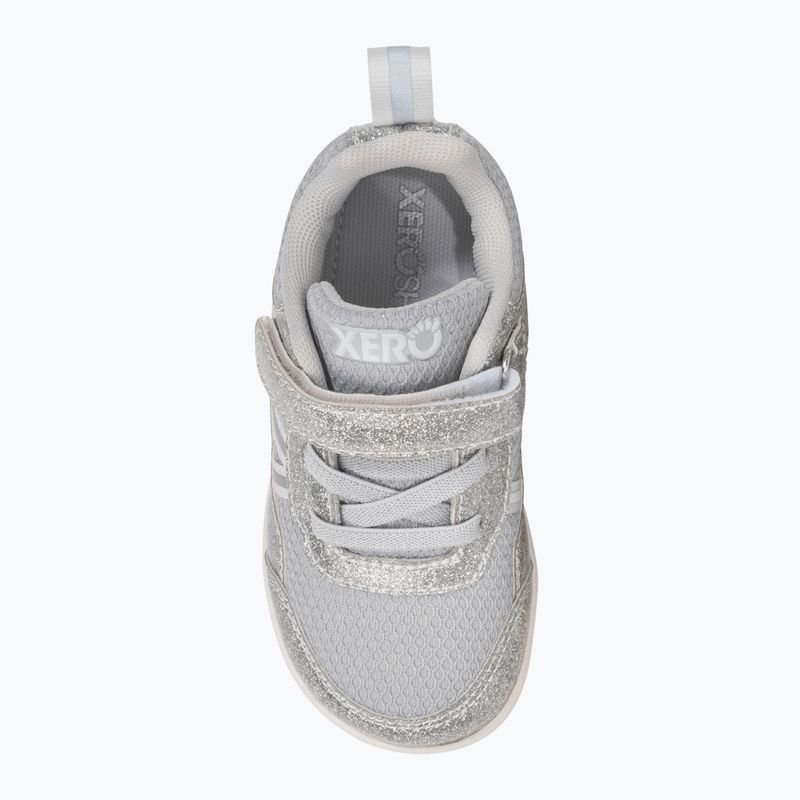 Детски обувки barefoot Xero Shoes Prio silver glitter 6