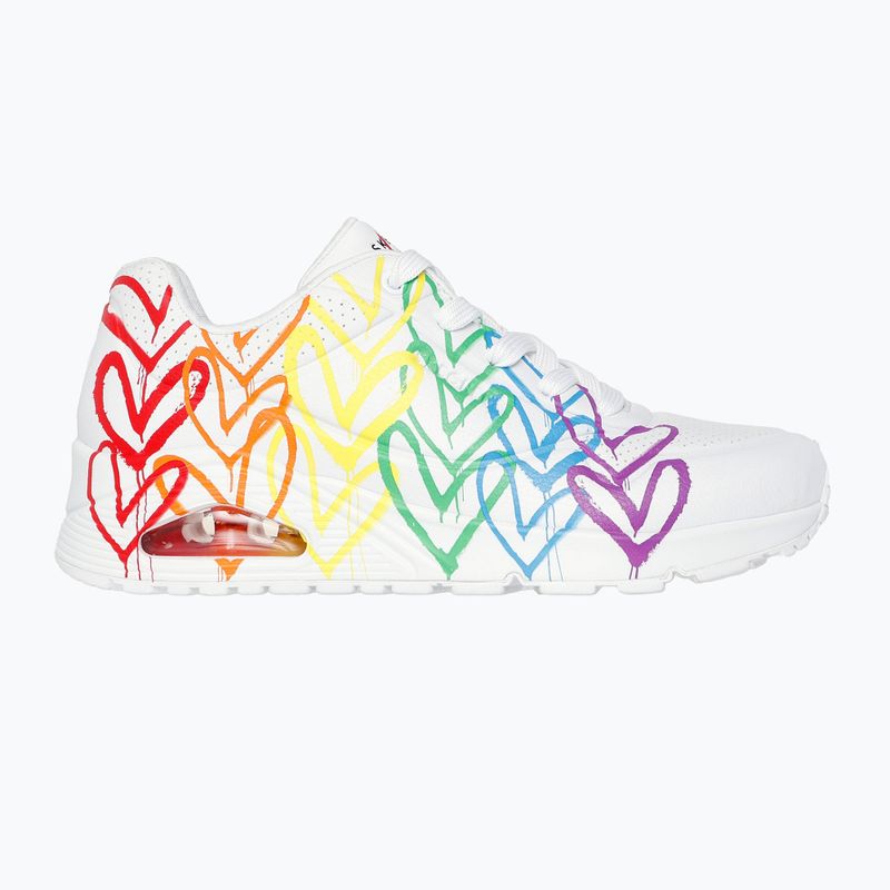 Дамски обувки SKECHERS Uno Full Of Love white 2
