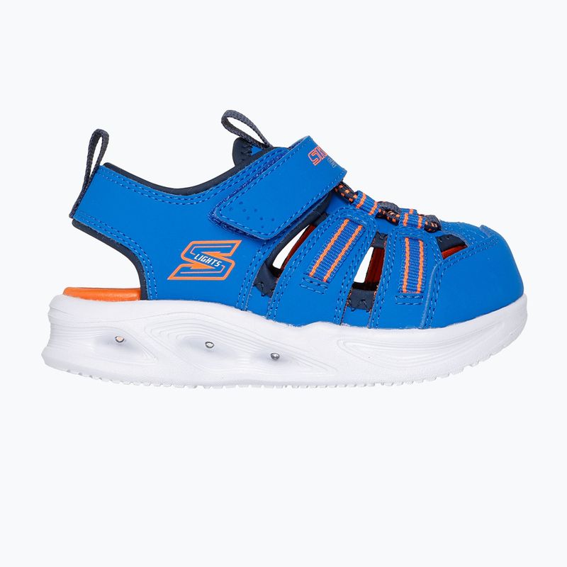 Детски сандали SKECHERS S-Lights Sola Glow blue/lime