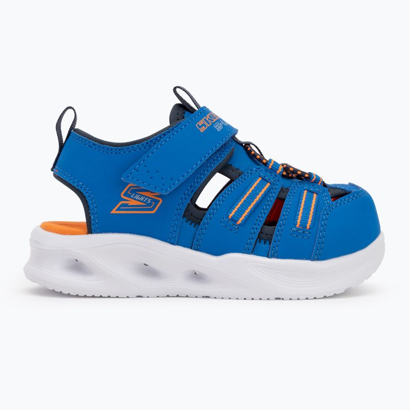 Детски сандали SKECHERS S-Lights Sola Glow blue/lime 2