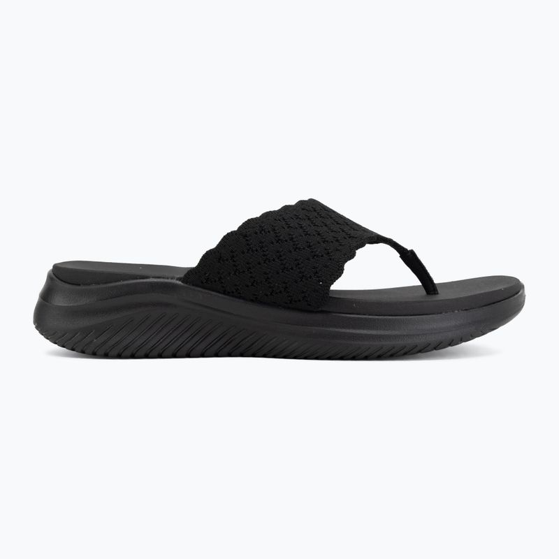 Дамски чехли SKECHERS Ultra Flex 3.0 Rhythm Waves black 2