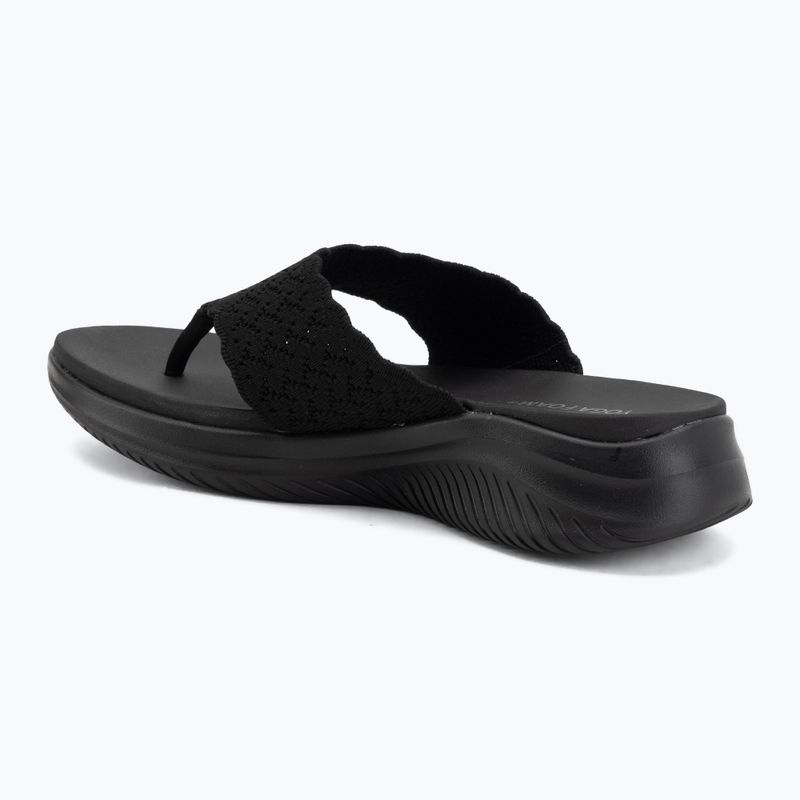 Дамски чехли SKECHERS Ultra Flex 3.0 Rhythm Waves black 3