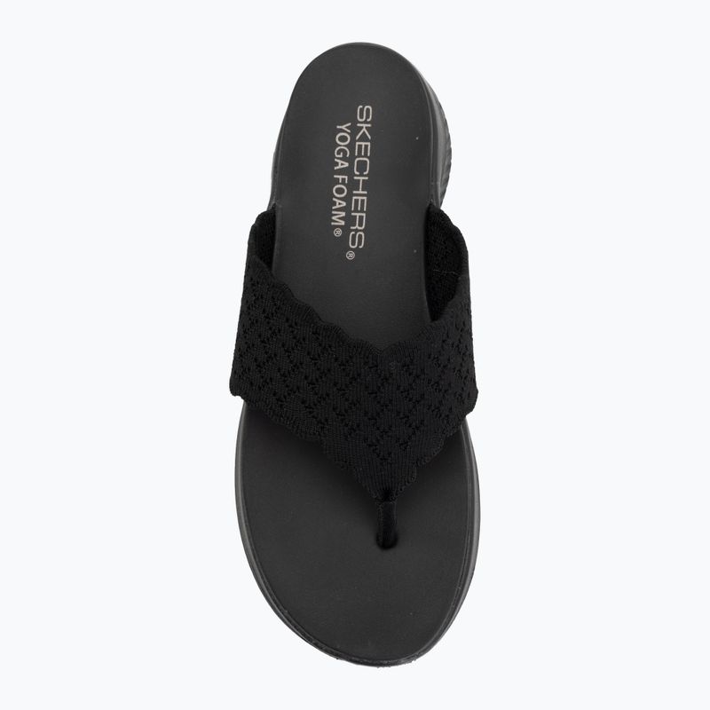 Дамски чехли SKECHERS Ultra Flex 3.0 Rhythm Waves black 5