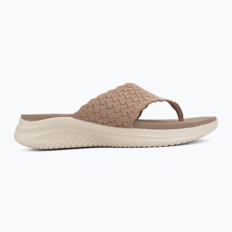 Дамски чехли SKECHERS Ultra Flex 3.0 Rhythm Waves brown 2
