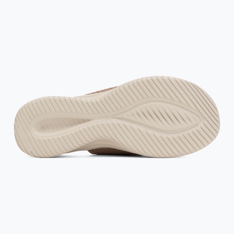 Дамски чехли SKECHERS Ultra Flex 3.0 Rhythm Waves brown 4