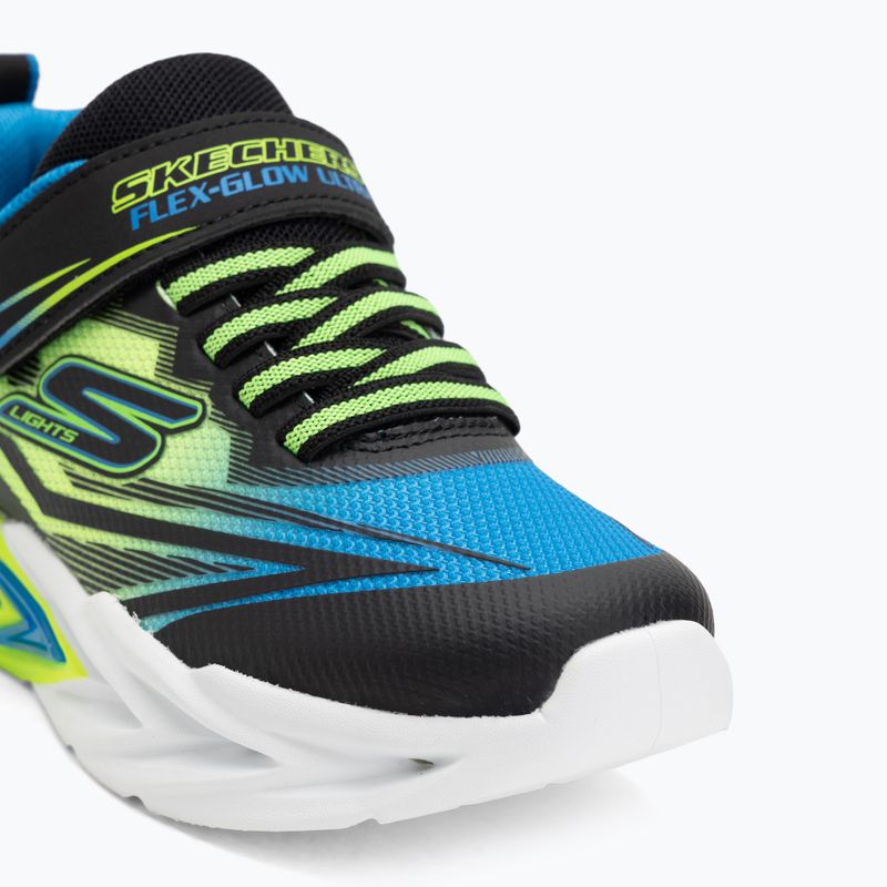 Детски обувки SKECHERS Flex-Glow Ultra black/blue/lime 7