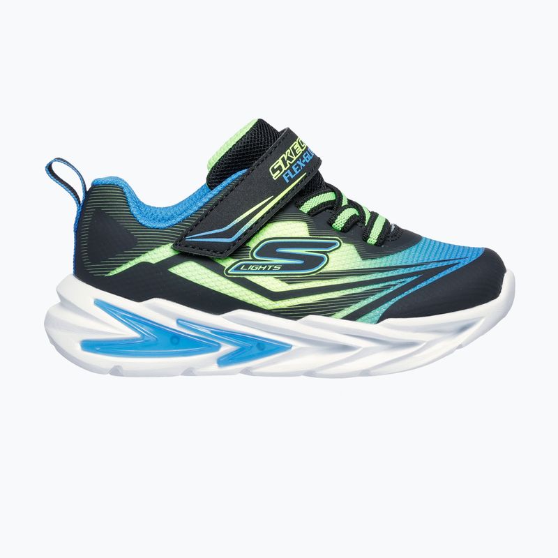 Детски обувки SKECHERS Flex-Glow Ultra black/blue/lime 2