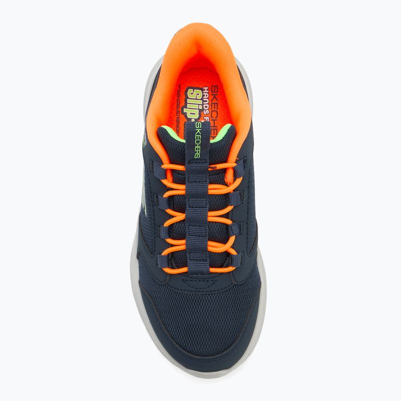 Детски обувки SKECHERS Go Run 400 V2 Turbo-Brisk navy/orange 5
