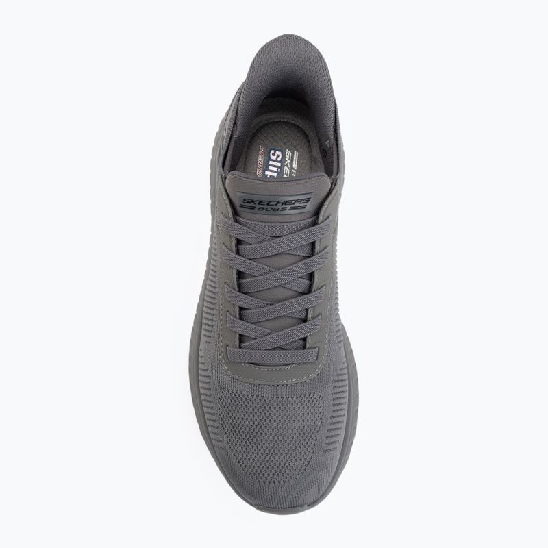 Мъжки обувки SKECHERS Bobs Squad Chaos Solid Step gray 5