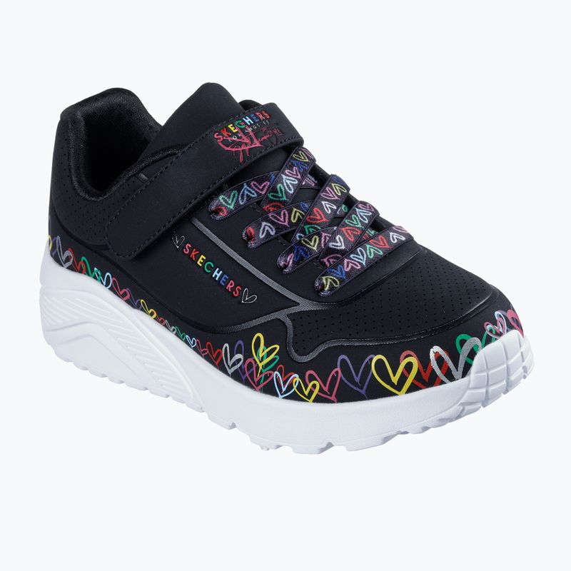 Детски обувки SKECHERS Uno Lite Heart Craze black/multi 8