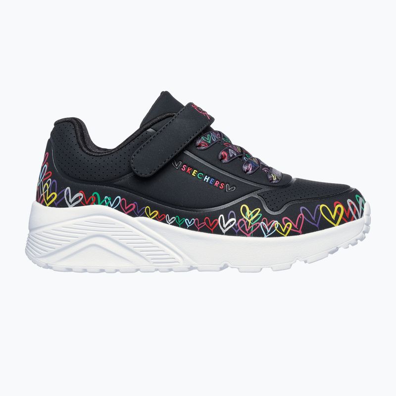 Детски обувки SKECHERS Uno Lite Heart Craze black/multi 9
