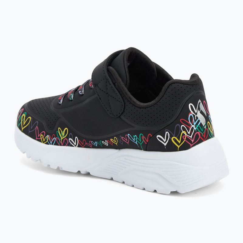 Детски обувки SKECHERS Uno Lite Heart Craze black/multi 3