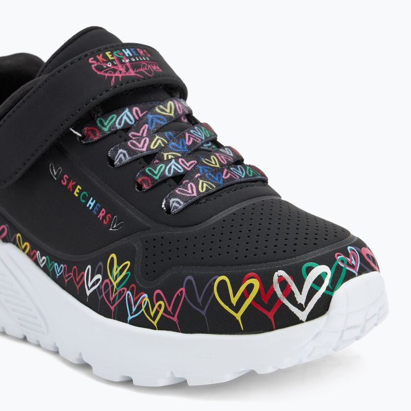 Детски обувки SKECHERS Uno Lite Heart Craze black/multi 7
