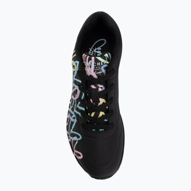 Дамски обувки SKECHERS JGoldcrown Uno Spread The Love black 5