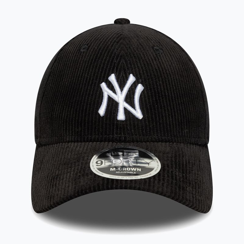 Шапка с козирка New Era Cord 9Forty Mcrown New York Yankees black 2