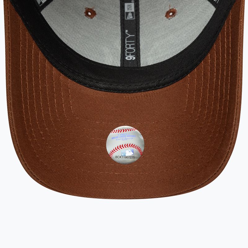 Зимна шапка New Era League Essential 9Forty New York Yankees dark auburn 5
