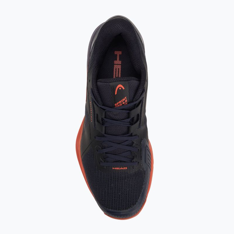 Обувки за скуош HEAD Sprint Pro 4.0 Indoor dark blue/red 5