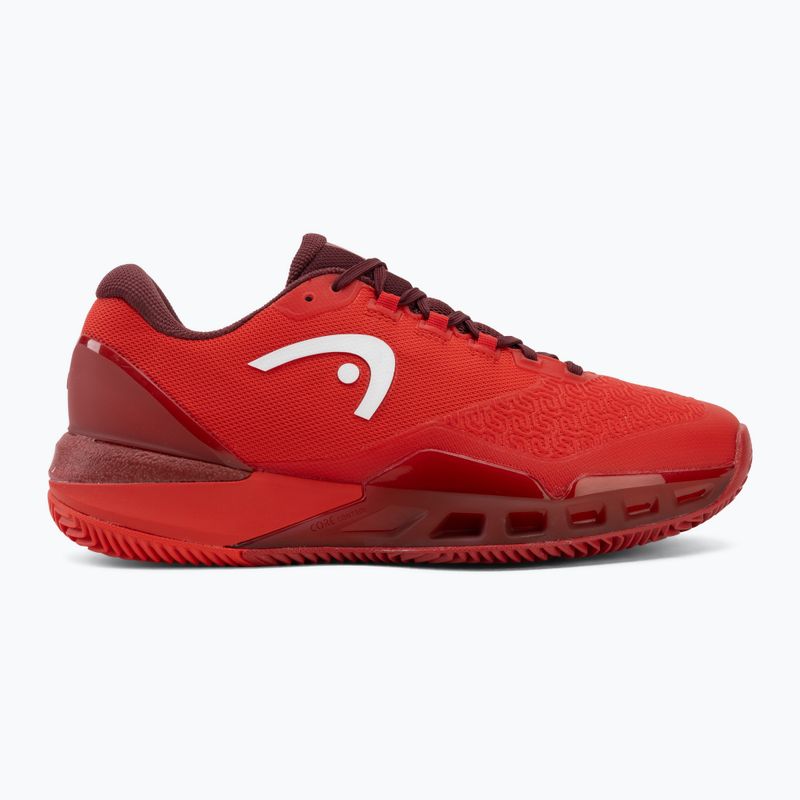 Мъжки тенис обувки HEAD Revolt Pro 5.0 Clay red/dark red 2
