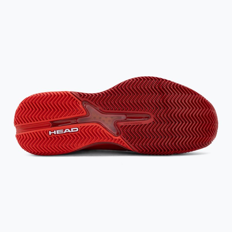 Мъжки тенис обувки HEAD Revolt Pro 5.0 Clay red/dark red 4