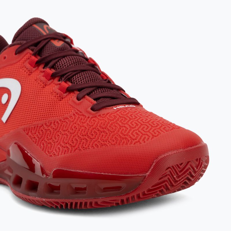 Мъжки тенис обувки HEAD Revolt Pro 5.0 Clay red/dark red 7
