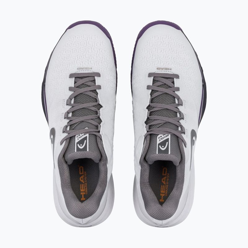 Мъжки тенис обувки HEAD Revolt Pro 5.0 Clay light grey/purple 4